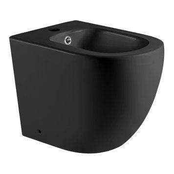LESNA BLACK біде підлогове 56,5*36*40,5 см, чорне матове 79255 фото