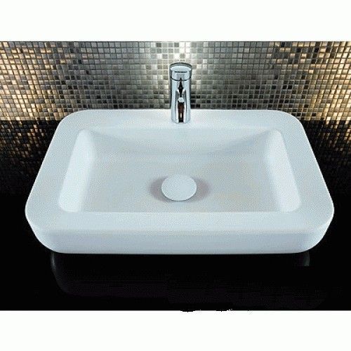 COCKTAIL умивальник 65см, вбудований на стiлешницю, прямокутний, з покриттям Reflex 60157 фото