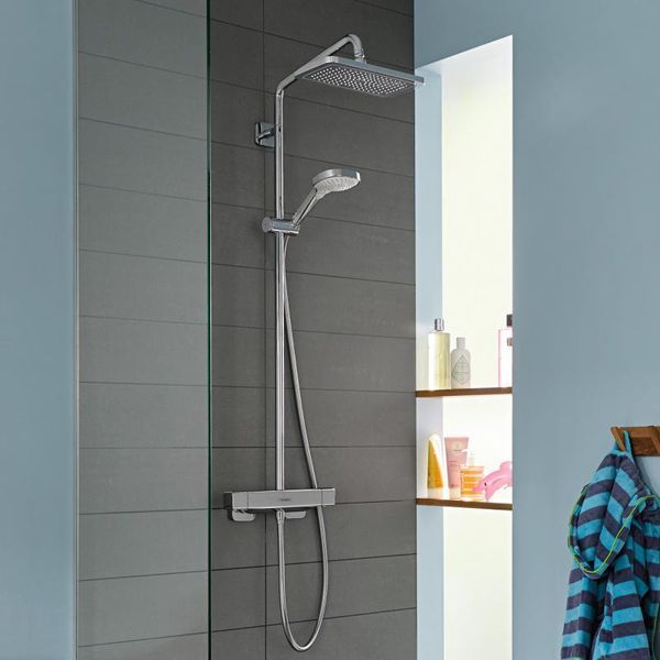 Croma E Showerpipe Душова система 280 1jet, з термостатом, хром 68382 фото