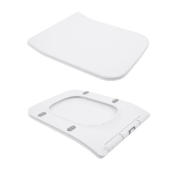 Унітаз підлоговий Qtap Crow Eco безобідковий з сідінням Soft-close QTCRO27W48750 SD00054874 фото
