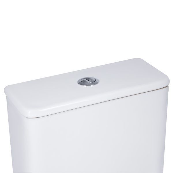 Унітаз-компакт Qtap Presto Quadro безободковий з сидінням Soft-close QT24221215AW SD00052480 фото
