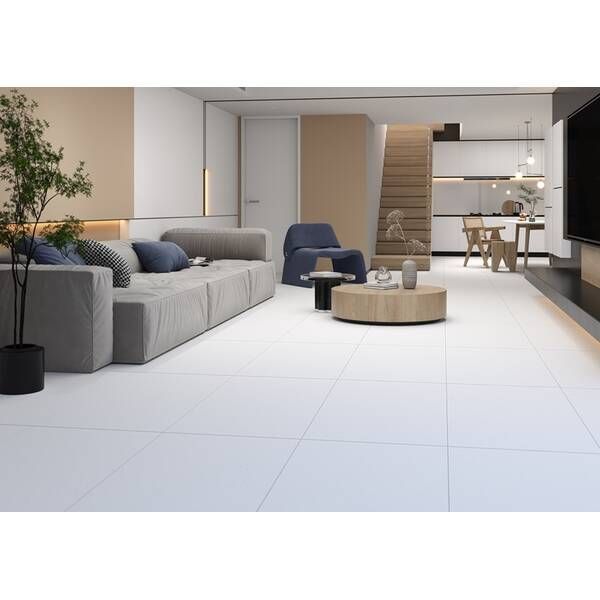 Керамогранит Ceramica Deseo Gres Recolor White Rect 59,7х119,7 см 583214 фото