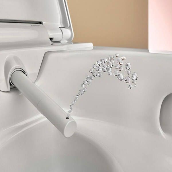Унітаз-біде підвісний Geberit AquaClean Alba 146.350.01.1, KeraTect, накладка біла 563054 фото