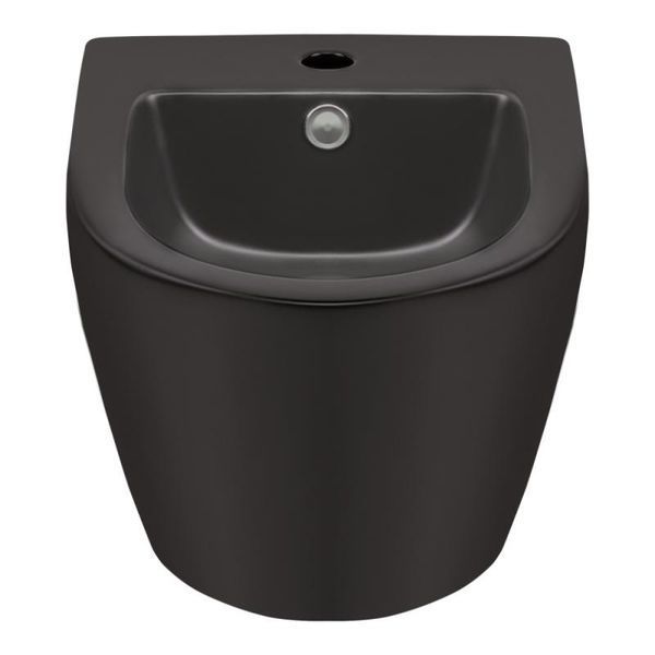 Біде підвісне Qtap Robin 495х370х325 Matt black QT1355046FMB SD00042545 фото