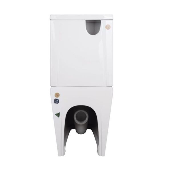 Унітаз підлоговий Qtap Crow Eco безобідковий з сідінням Soft-close QTCRO27W48750 SD00054874 фото