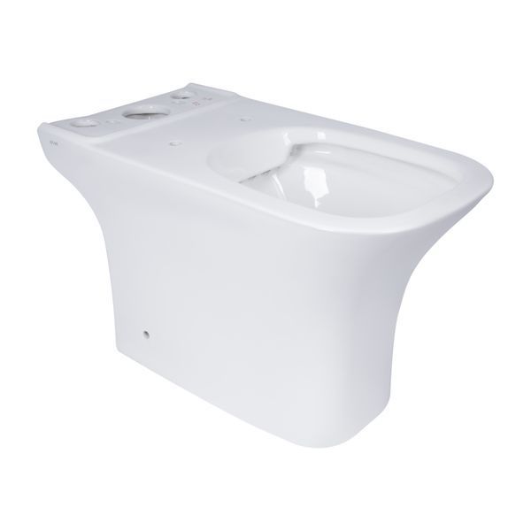 Унітаз-компакт Qtap Presto Quadro безободковий з сидінням Soft-close QT24221215AW SD00052480 фото