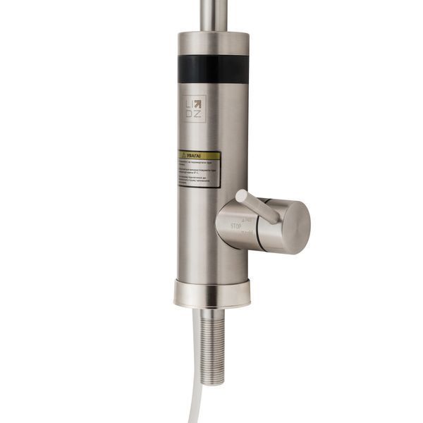 Проточный кран-водонагреватель кухонный для кухни Lidz Warm 060 LDWAR060NKS35881 Nickel SD00041983 фото