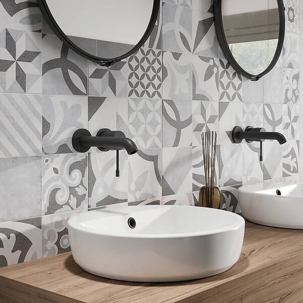 Керамогранит Cersanit Henley Grey Pattern 29,8x29,8 см 461219 фото