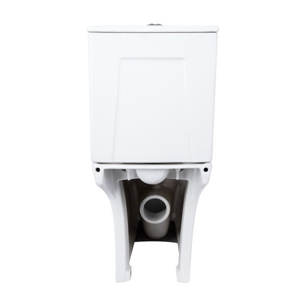 Унітаз-компакт Qtap Presto Quadro безободковий з сидінням Soft-close QT24221215AW SD00052480 фото