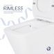 Унітаз підлоговий Qtap Crow Eco безобідковий з сідінням Soft-close QTCRO27W48750 SD00054874 фото 6
