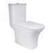 Унітаз-компакт Qtap Presto Quadro безободковий з сидінням Soft-close QT24221215AW SD00052480 фото 1