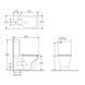 LEON REY Rimless компакт 60,5*34*80,5cм підлоговий, гориз. випуск, нижнє підведення, бачок 3/4,5 л, сидіння Slim slow-closing 75794 фото 2