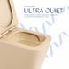 Унитаз подвесной Tern Ultra Quiet 490&times;365&times;325&nbsp;мм, Beige, с сиденьем Slim Duroplast / Soft-close / Quick Release QT17332303ASSB Qtap SD00054290 фото 5