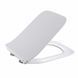 Qtap Сидіння для унітаза (Crow 640) 460x350x47 мм, White, з мікроліфтом, Slim Duroplast, Quick Release QTSC179W48700 SD00054824 фото 1