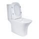 Унітаз-компакт Qtap Presto Quadro безободковий з сидінням Soft-close QT24221215AW SD00052480 фото 4