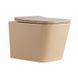 Унитаз подвесной Tern Ultra Quiet 490&times;365&times;325&nbsp;мм, Beige, с сиденьем Slim Duroplast / Soft-close / Quick Release QT17332303ASSB Qtap SD00054290 фото 1