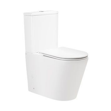 Унитаз-компакт Qtap Scorpio безободковый с сиденьем Soft-close QT14226002W SD00042527 фото