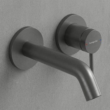 Змішувач прихованого монтажу для раковини Hansgrohe Tecturis S 73350340 чорний матовий хром 603755 фото