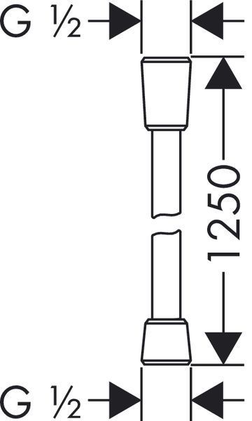 Isiflex``B - душовий шланг 1,25 м 13114 фото