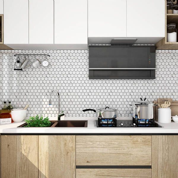 Мозаїка Mozaico De Lux Cl-Mos CCLAYRK23022 Super White Metal 30х29,8 см 547391 фото