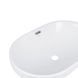 Комплект Qtap Leo: Раковина врізна овальна 590x400x170 мм White + Донний клапан PU02O SD00053416 фото 4