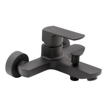 Смеситель для ванны Qtap Lipno QTNH3023101DCB Black Matt SD00042261 фото