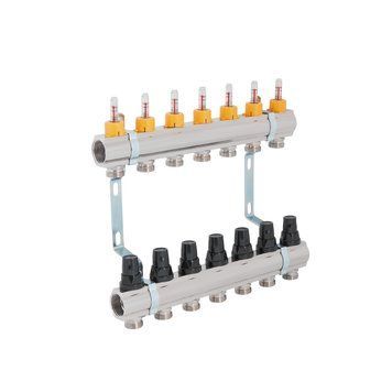 Коллектор с расходомерами Thermo Alliance Forte 1" 7 выходов SF001W7 SD00039946 фото
