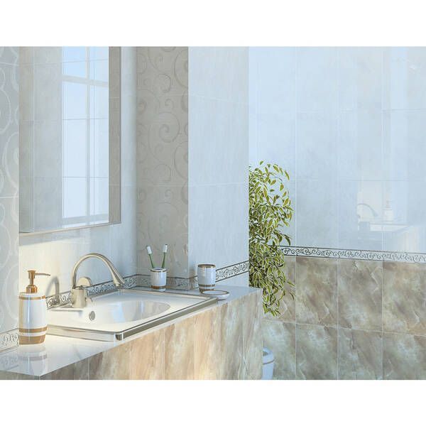 Плитка Golden Tile Онікс Бежевий И41051 25х40 см 441854 фото