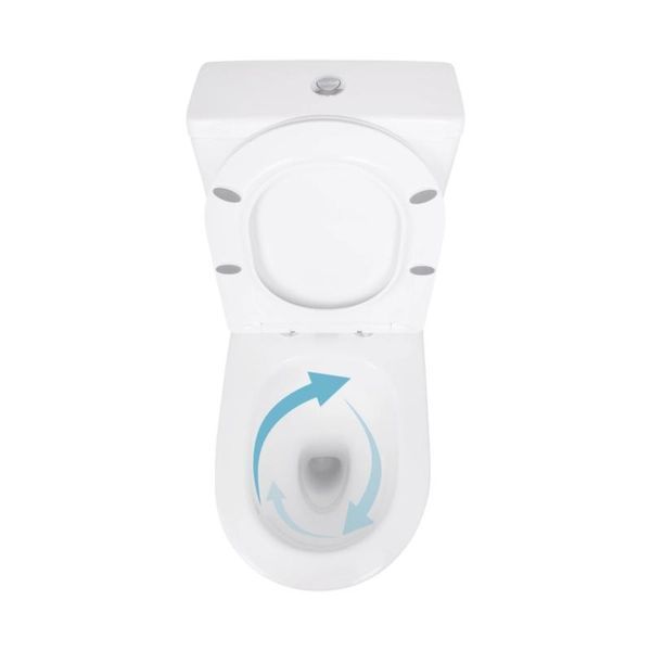 Унитаз напольный Qtap Jay Eco Ultra Quiet с сидением Soft-close 640x360x835 мм QTJAY27W48749 White SD00054873 фото