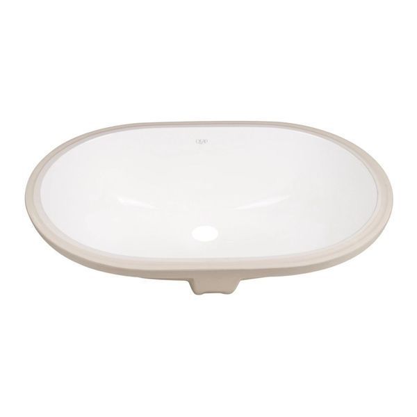 Комплект Qtap Stork: Раковина врізна овальна 560x395x195 мм White + Донний клапан PU02O SD00053418 фото