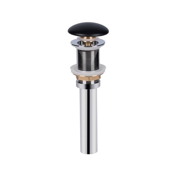 Донный клапан для раковины Qtap PU03 225х70х70 Matt black SD00044165 фото