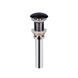Донный клапан для раковины Qtap PU03 225х70х70 Matt black SD00044165 фото 1