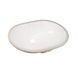 Комплект Qtap Stork: Раковина врізна овальна 560x395x195 мм White + Донний клапан PU02O SD00053418 фото 2