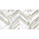 Плитка Golden Tile Marmo Bianco Chevron Білий G70151 30x60 см 479053 фото 1