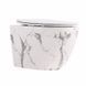 Унітаз підвісний Robin Ultra Quiet 490&times;365&times;325&nbsp;мм, Marble, з сидінням Slim Duroplast / Soft-close / Quick Release QT13332381АSMR Qtap SD00054281 фото 1