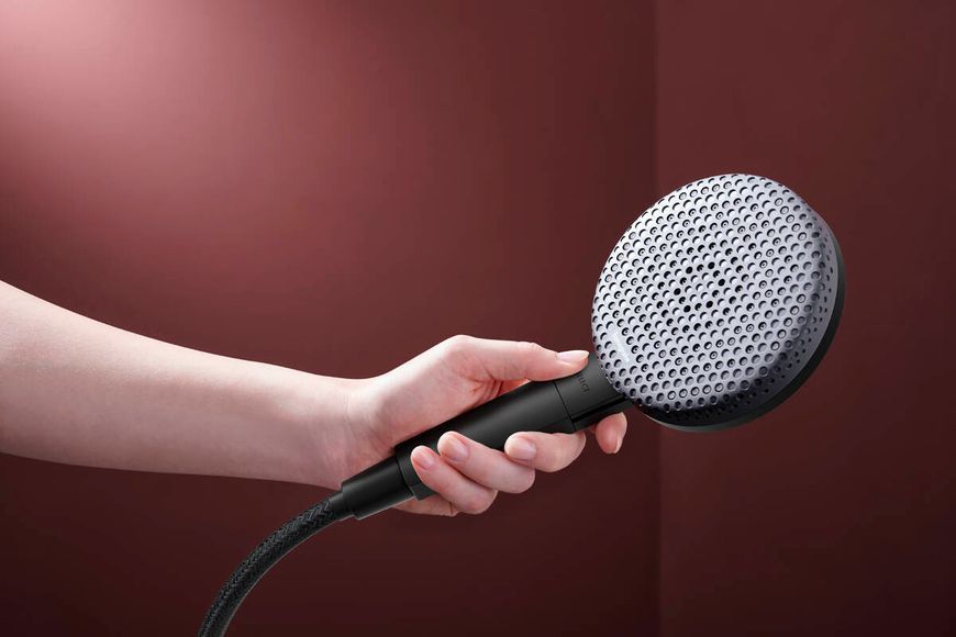 RAINDANCE ALIVE SELECT S душовий набір EcoSmart (ручний душ 3режими, шланг, тримач), чорний матовий 100501 фото