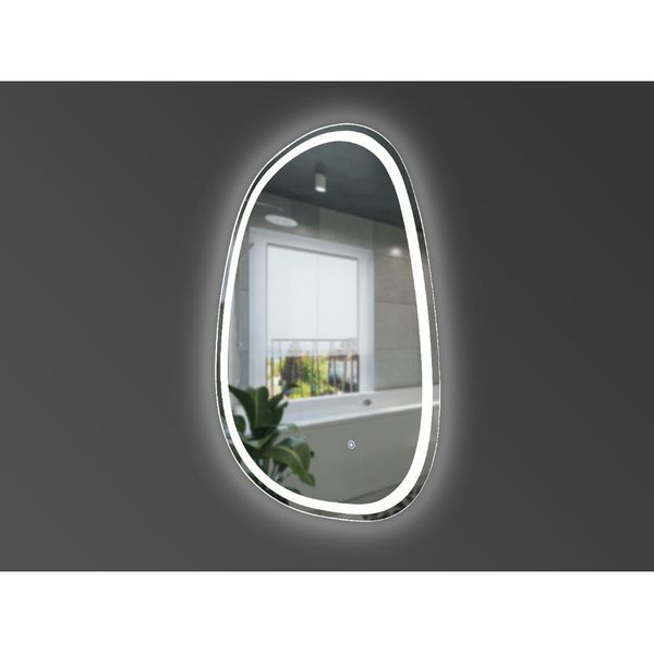 5415080 Style Асиметричне дзеркало 800х500 з LED підсвіткою та тачсенсором (1 сорт) 542837 фото