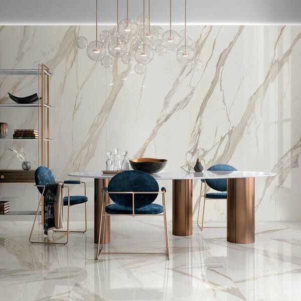 Керамогранит Mirage Cosmopolitan Calacatta Gold CP 02 LUC SQ 120x278 см 460875 фото