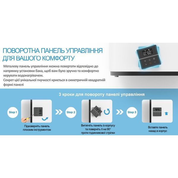 Водонагрівач MIDEA D50-20ED6(D) 50л (1 сорт) 584022 фото
