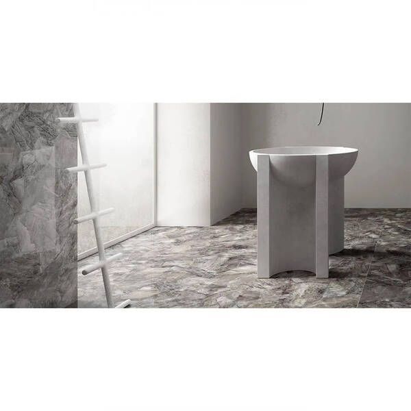 Керамогранит Fiandre Rock Salt Maximum Max.Grey R.Salt 6m Luc 150х300 см 485267 фото