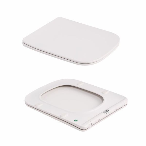 Унітаз підвісний Tern Ultra Quiet 490&times;365&times;325 мм, Marble, з сидінням Slim Duroplast / Soft-close / Quick Release QT17332303ASMR Qtap SD00054291 фото