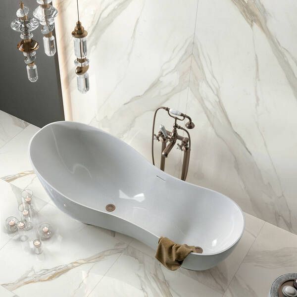 Керамогранит Mirage Cosmopolitan Calacatta Gold CP 02 LUC SQ 120x278 см 460875 фото