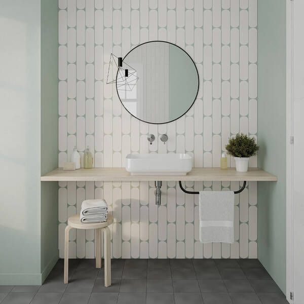 Плитка WOW 124915 Grace O White Matt 7,5х30 см 557643 фото