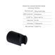 Комплект для ванной Qtap Robin Black: Смесители QTROB3060102B+QTROB1060M102B+Держатель QT829910842854OB+Шланг QT054BL43074+Лейка QTRUC125BLM45776 SD00054258 фото 9