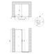 Душова перегородка Qtap Walk-In Glide CRM2012.C8 120х190 см, скло Clear 8 мм, покриття CalcLess SD00039724 фото 4