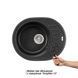 Кухонна мийка Lidz 620x500/200 GRF-13 (LIDZGRF13620500200) SD00043266 фото 3