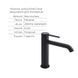 Комплект для ванной Qtap Robin Black: Смесители QTROB3060102B+QTROB1060M102B+Держатель QT829910842854OB+Шланг QT054BL43074+Лейка QTRUC125BLM45776 SD00054258 фото 5