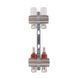 Коллектор латунный с расходомерами и евроконусами Thermo Alliance Standart 1" на 2 выхода TAS235W2E SD00055263 фото 1