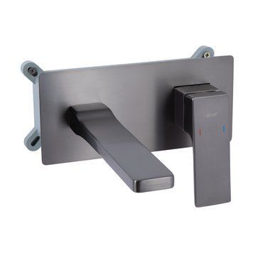 Змішувач для раковини Qtap Gemini прихованого монтажу QTGEM273GMB45695 Gunmetal Black PVD SD00051819 фото