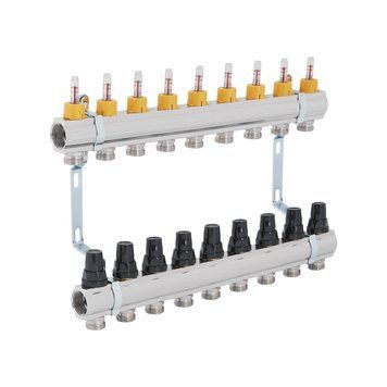 Коллектор с расходомерами Thermo Alliance Forte 1" 9 выходов SF001W9 SD00039948 фото